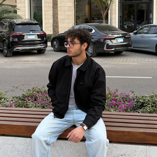 full black work jacket