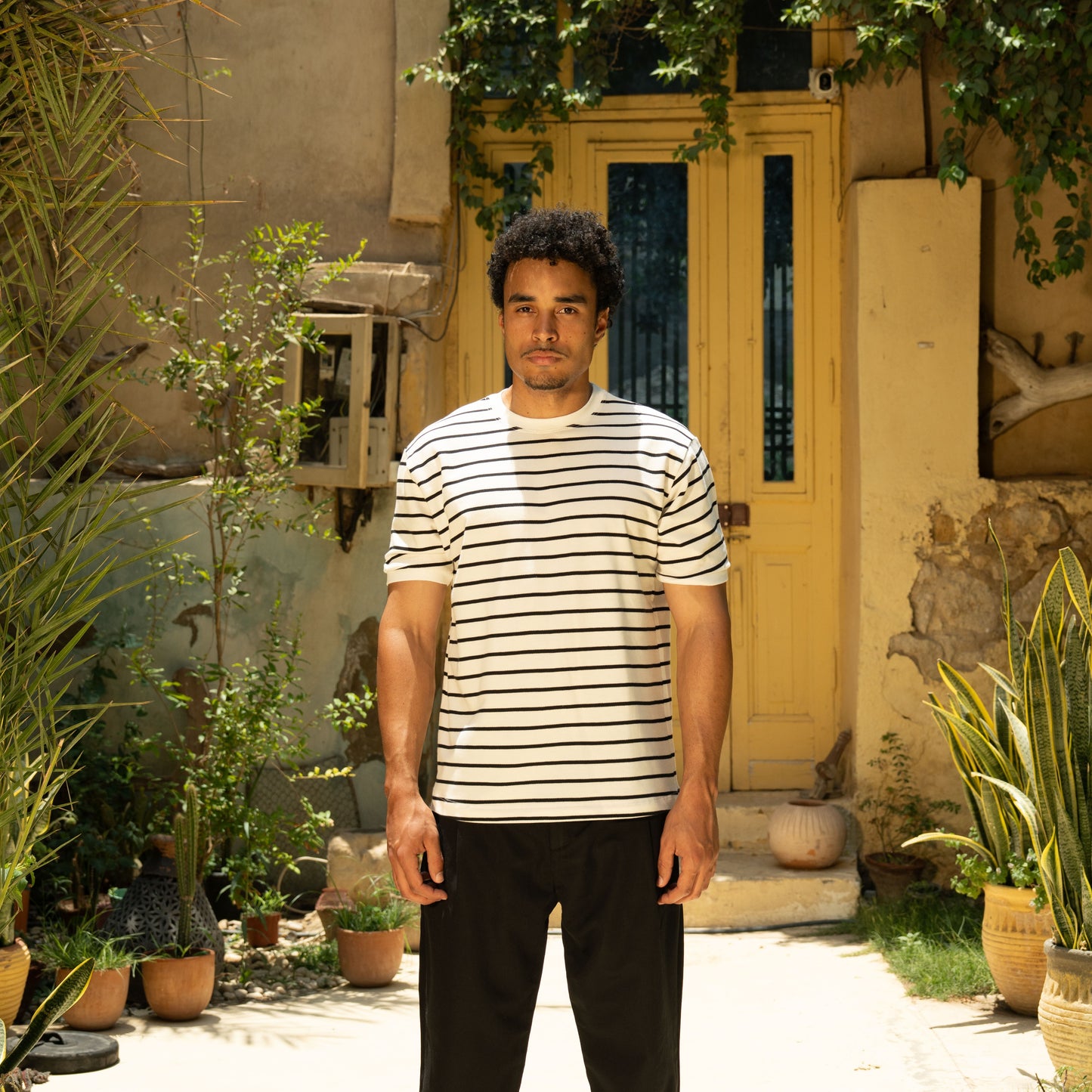 striped t-shirt