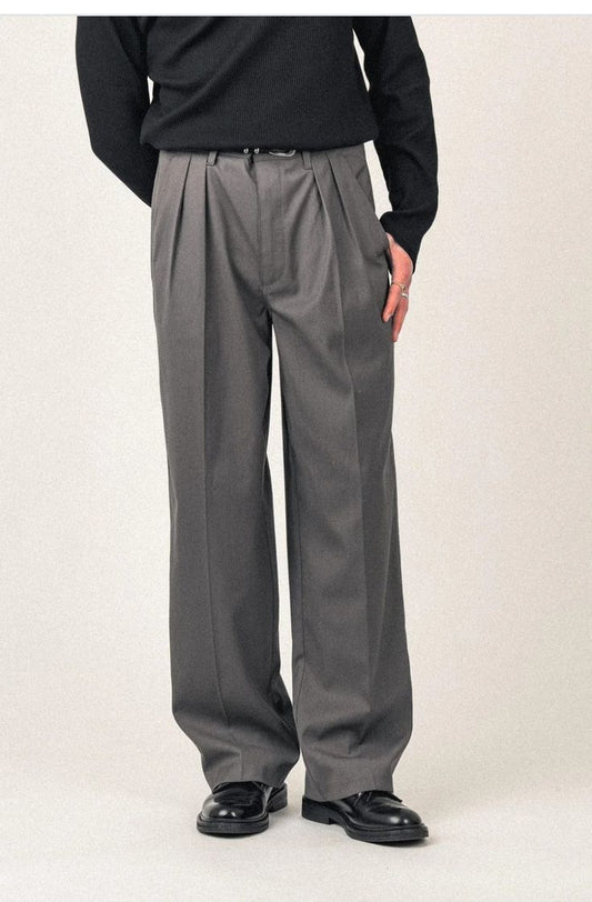 gray tailored pants