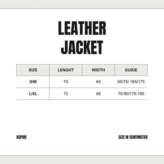 Black leather jacket